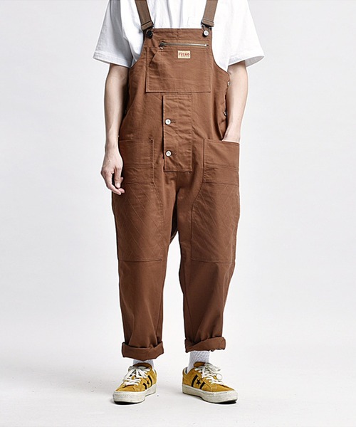 aimoha(アイモハ)の「【S'more】アウトドアアパレル サロペット(サロペット/オーバーオール・メンズ・カーキ/ブラック/ブラウン・LARGE/X-LARGE/MEDIUM/XX-LARGE)」の9枚目の写真