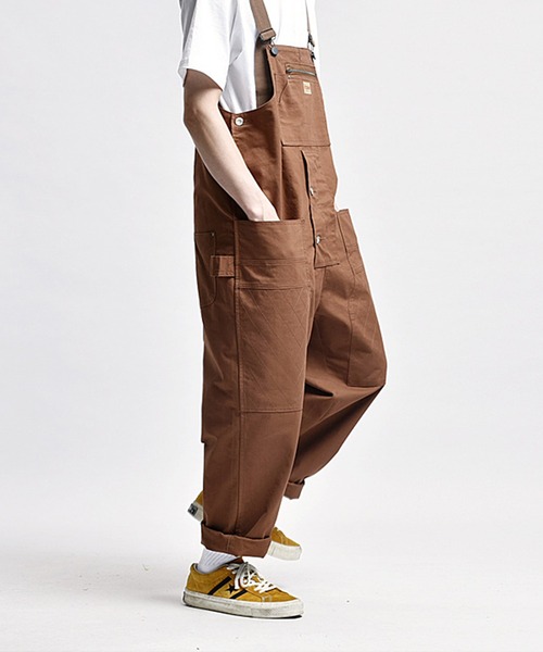 aimoha(アイモハ)の「【S'more】アウトドアアパレル サロペット(サロペット/オーバーオール・メンズ・カーキ/ブラック/ブラウン・LARGE/X-LARGE/MEDIUM/XX-LARGE)」の10枚目の写真