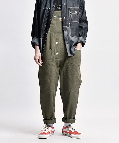 aimoha(アイモハ)の「【S'more】アウトドアアパレル サロペット(サロペット/オーバーオール・メンズ・カーキ/ブラック/ブラウン・LARGE/X-LARGE/MEDIUM/XX-LARGE)」の12枚目の写真