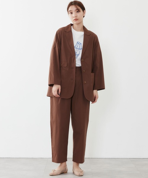 POU DOU DOU（プードゥドゥ）の「ボタンフライテーパードパンツ（その他パンツ・レディース・ブラック/ブラウン/ブルー系その他/キナリ・3）」の8枚目の写真