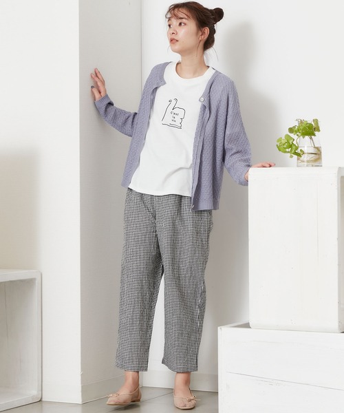 POU DOU DOU（プードゥドゥ）の「ボタンフライテーパードパンツ（その他パンツ・レディース・ブラック/ブラウン/ブルー系その他/キナリ・3）」の15枚目の写真