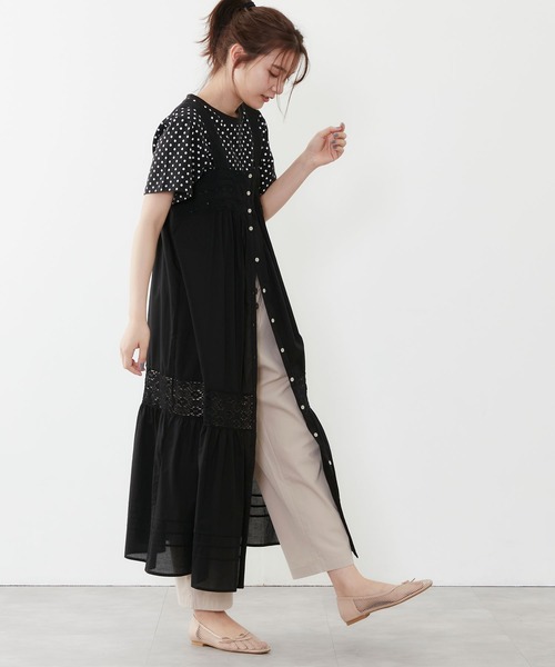 POU DOU DOU（プードゥドゥ）の「ボタンフライテーパードパンツ（その他パンツ・レディース・ブラック/ブラウン/ブルー系その他/キナリ・3）」の21枚目の写真