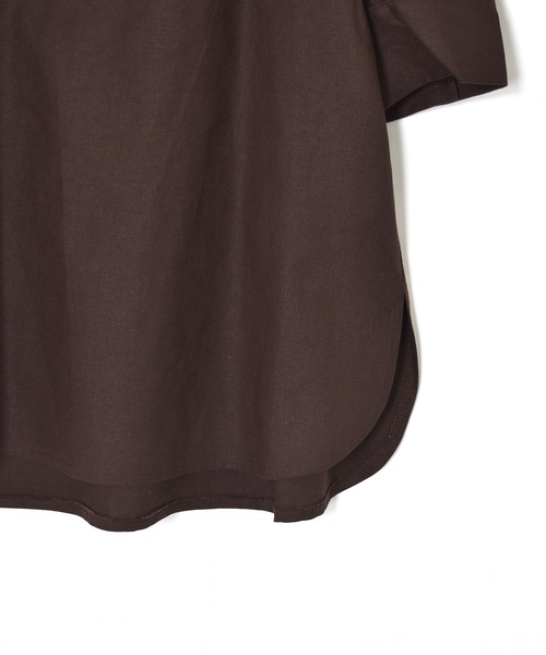 Alley by w closet(アリーバイダブルクローゼット)の「【Alley】ドレスシャツ風ブラウス(シャツ/ブラウス・レディース・ブラウン/キナリ/ライム・FREE)」の8枚目の写真