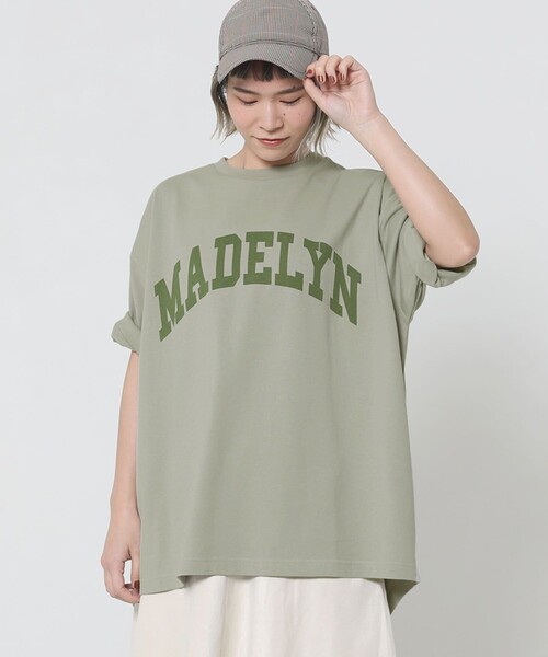 Sig FREAK'S STORE（シグフリークスストア）の「ロゴＴシャツ（Tシャツ/カットソー・レディース・グレー/グリーン/ベージュ・ﾌﾘ-）」の3枚目の写真