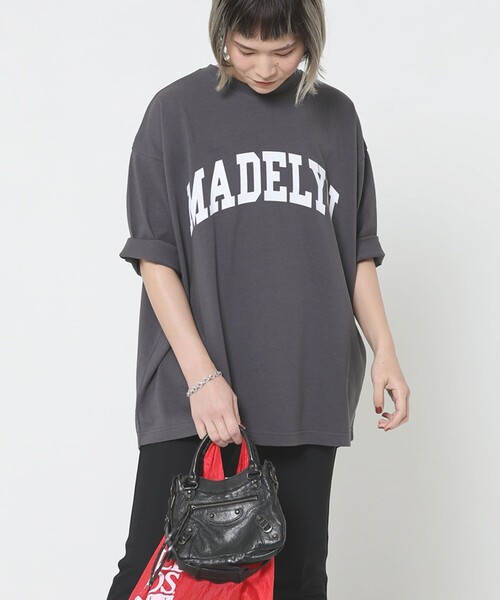 Sig FREAK'S STORE（シグフリークスストア）の「ロゴＴシャツ（Tシャツ/カットソー・レディース・グレー/グリーン/ベージュ・ﾌﾘ-）」の5枚目の写真