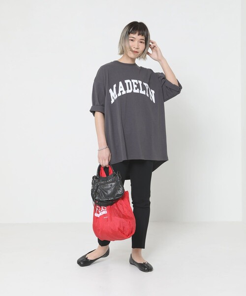 Sig FREAK'S STORE（シグフリークスストア）の「ロゴＴシャツ（Tシャツ/カットソー・レディース・グレー/グリーン/ベージュ・ﾌﾘ-）」の10枚目の写真