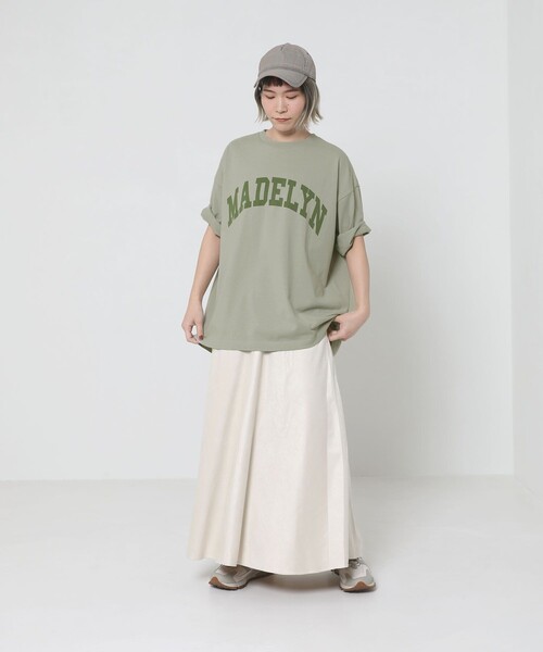 Sig FREAK'S STORE（シグフリークスストア）の「ロゴＴシャツ（Tシャツ/カットソー・レディース・グレー/グリーン/ベージュ・ﾌﾘ-）」の11枚目の写真