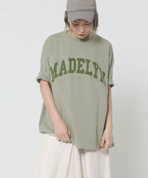 Sig FREAK'S STORE（シグフリークスストア）の「ロゴＴシャツ（Tシャツ/カットソー・レディース・グレー/グリーン/ベージュ・ﾌﾘ-）」の12枚目の写真