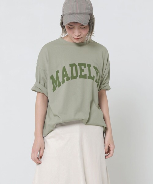 Sig FREAK'S STORE（シグフリークスストア）の「ロゴＴシャツ（Tシャツ/カットソー・レディース・グレー/グリーン/ベージュ・ﾌﾘ-）」の18枚目の写真