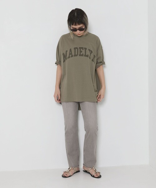 Sig FREAK'S STORE（シグフリークスストア）の「ロゴＴシャツ（Tシャツ/カットソー・レディース・グレー/グリーン/ベージュ・ﾌﾘ-）」の19枚目の写真