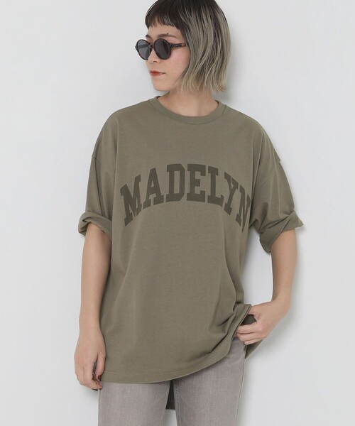 Sig FREAK'S STORE（シグフリークスストア）の「ロゴＴシャツ（Tシャツ/カットソー・レディース・グレー/グリーン/ベージュ・ﾌﾘ-）」の20枚目の写真