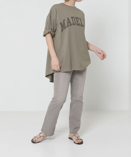 Sig FREAK'S STORE（シグフリークスストア）の「ロゴＴシャツ（Tシャツ/カットソー・レディース・グレー/グリーン/ベージュ・ﾌﾘ-）」の22枚目の写真