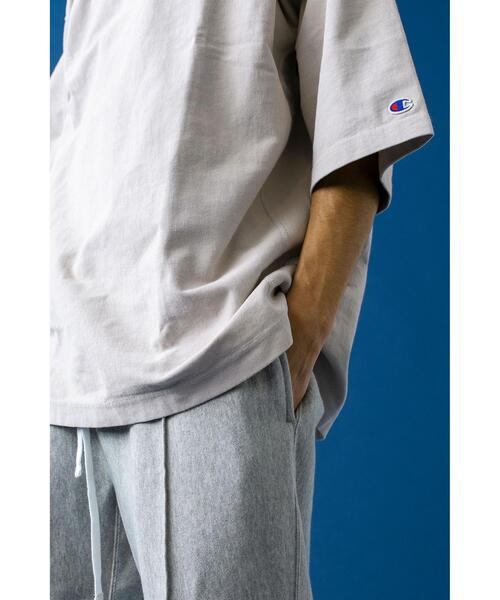 MONKEY TIME（モンキータイム）の「＜Champion × monkey time＞ RW JS TEE/Tシャツ（Tシャツ/カットソー・メンズ・ライトブルー/ナチュラル・LARGE/SMALL/MEDIUM/X-LARGE）」の5枚目の写真