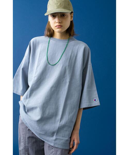 MONKEY TIME（モンキータイム）の「＜Champion × monkey time＞ RW JS TEE/Tシャツ（Tシャツ/カットソー・メンズ・ライトブルー/ナチュラル・LARGE/SMALL/MEDIUM/X-LARGE）」の7枚目の写真