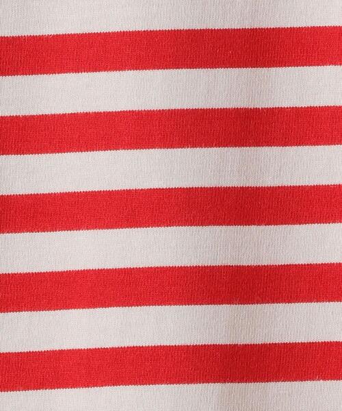 BEAUTY&YOUTH UNITED ARROWS(ビューティーアンドユースユナイテッドアローズ)の「BY コンパクトスピン ワイド テーパード ボーダー Tシャツ(Tシャツ/カットソー・メンズ・ケリー/レッド/ブラック・SMALL/X-LARGE/MEDIUM/LARGE)」の16枚目の写真