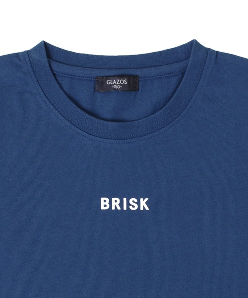 GLAZOS（グラソス）の「天竺・接触冷感ランダムロゴ半袖Tシャツ（Tシャツ/カットソー・キッズ・チャコールグレー/ホワイト/ブルー・160cm/130cm/170cm/140cm/150cm）」の11枚目の写真