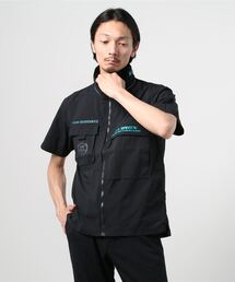 AVIREX | AVIREX/アヴィレックス　ファンクショナル スタンドジップシャツ/S/S FUNCTIONAL STAND ZIP SHIRT(シャツ/ブラウス)