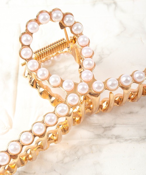 Ree&Mee(リーアンドミー)の「Ree&Mee リボンバレッタ バンスクリップ(バレッタ/ヘアクリップ・レディース・ホワイト/ブラック/ブラウン/ピンク/シルバー/ゴールド/ブルー/クリア/モカ/ゴールド系その他2/ゴールド系その他・FREE)」の18枚目の写真