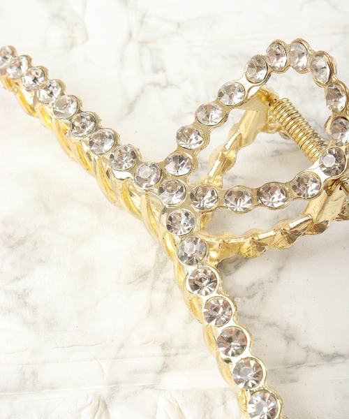 Ree&Mee(リーアンドミー)の「Ree&Mee リボンバレッタ バンスクリップ(バレッタ/ヘアクリップ・レディース・ホワイト/ブラック/ブラウン/ピンク/シルバー/ゴールド/ブルー/クリア/モカ/ゴールド系その他2/ゴールド系その他・FREE)」の13枚目の写真