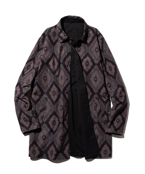 glamb(グラム)の「Reversible soutien collar coat / リバーシブルステンカラーコート(ステンカラーコート・メンズ・ベージュ/ブラック・M/L/S)」の9枚目の写真