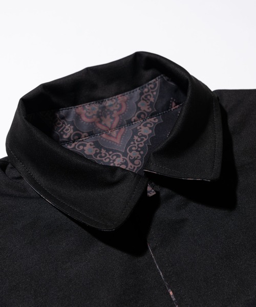 glamb(グラム)の「Reversible soutien collar coat / リバーシブルステンカラーコート(ステンカラーコート・メンズ・ベージュ/ブラック・M/L/S)」の11枚目の写真