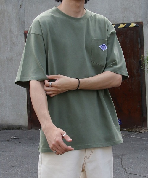 PEN FIELD(ペンフィールド)の「【別注】【PEN FIELD】ピスネームワンポイント胸ポケットオーバーサイズ半袖Tシャツ(Tシャツ/カットソー・レディース・ホワイト/ブラック/ベージュ/ネイビー/カーキ/オートミール/ブラック系・MEDIUM/LARGE/X-LARGE)」の6枚目の写真