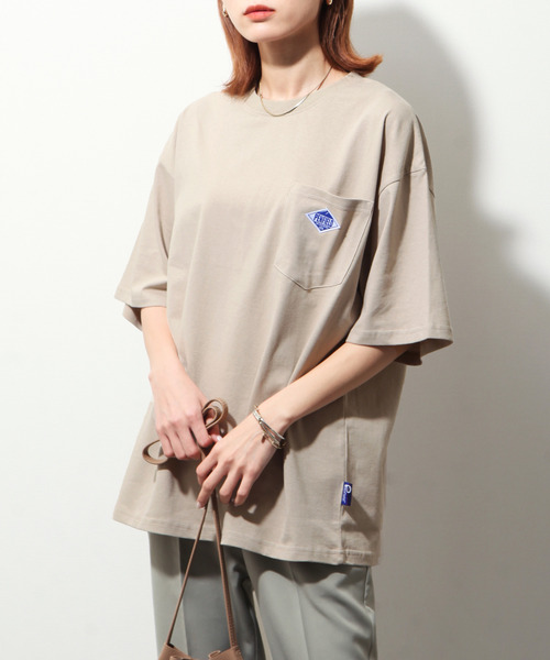 PEN FIELD(ペンフィールド)の「【別注】【PEN FIELD】ピスネームワンポイント胸ポケットオーバーサイズ半袖Tシャツ(Tシャツ/カットソー・レディース・ホワイト/ブラック/ベージュ/ネイビー/カーキ/オートミール/ブラック系・MEDIUM/LARGE/X-LARGE)」の11枚目の写真