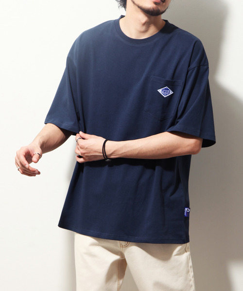 PEN FIELD(ペンフィールド)の「【別注】【PEN FIELD】ピスネームワンポイント胸ポケットオーバーサイズ半袖Tシャツ(Tシャツ/カットソー・レディース・ホワイト/ブラック/ベージュ/ネイビー/カーキ/オートミール/ブラック系・MEDIUM/LARGE/X-LARGE)」の21枚目の写真