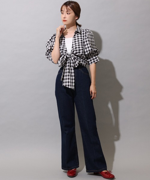 one after another NICE CLAUP（ワンアフターアナザーナイスクラップ）の「ヒールアップバレエシューズ（パンプス・レディース・レッド/ゴールド・LL/S/M/L）」の18枚目の写真