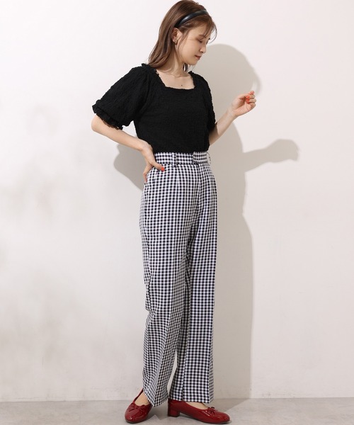 one after another NICE CLAUP（ワンアフターアナザーナイスクラップ）の「ヒールアップバレエシューズ（パンプス・レディース・レッド/ゴールド・LL/S/M/L）」の20枚目の写真