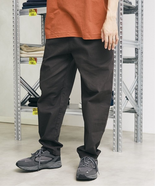 JOURNAL STANDARD relume（ジャーナルスタンダード　レリューム）の「CALIFORNIA　リネンシェフパンツ（その他パンツ・メンズ・ライトグレー/ライトグリーン/ホワイト×ホワイト/ブラック系その他/ブラウン系その他・SMALL/MEDIUM/LARGE）」の6枚目の写真