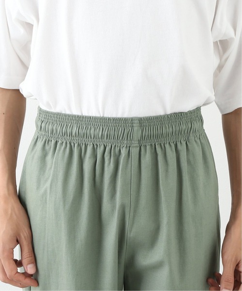 JOURNAL STANDARD relume（ジャーナルスタンダード　レリューム）の「CALIFORNIA　リネンシェフパンツ（その他パンツ・メンズ・ライトグレー/ライトグリーン/ホワイト×ホワイト/ブラック系その他/ブラウン系その他・SMALL/MEDIUM/LARGE）」の9枚目の写真