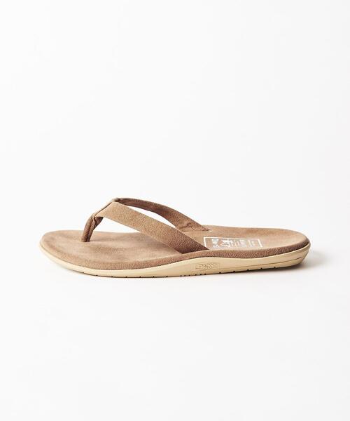 ISLAND SLIPPER（アイランドスリッパ）の「【別注】 ＜ISLAND SLIPPER（アイランドスリッパ）＞ ULTRASUEDE（R） SANDAL/サンダル（サンダル・メンズ・ネイビー/ブラウン・8/10/9）」の3枚目の写真