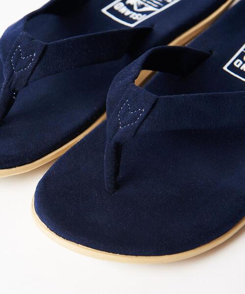 ISLAND SLIPPER（アイランドスリッパ）の「【別注】 ＜ISLAND SLIPPER（アイランドスリッパ）＞ ULTRASUEDE（R） SANDAL/サンダル（サンダル・メンズ・ネイビー/ブラウン・8/10/9）」の5枚目の写真