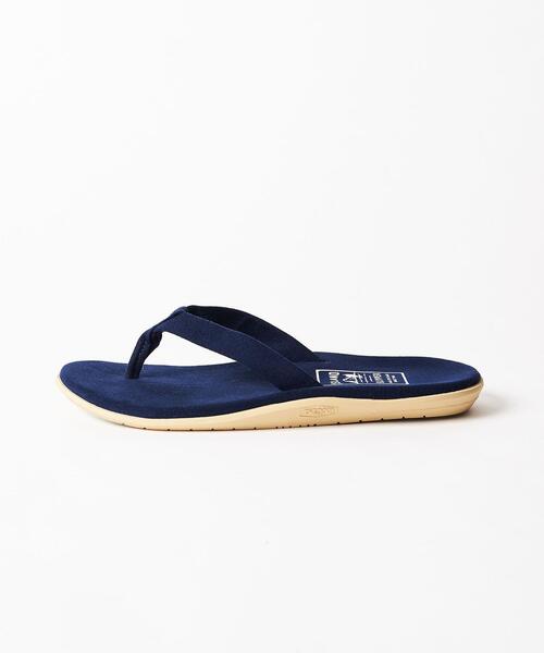 ISLAND SLIPPER（アイランドスリッパ）の「【別注】 ＜ISLAND SLIPPER（アイランドスリッパ）＞ ULTRASUEDE（R） SANDAL/サンダル（サンダル・メンズ・ネイビー/ブラウン・8/10/9）」の8枚目の写真
