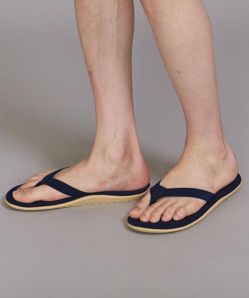 ISLAND SLIPPER（アイランドスリッパ）の「【別注】 ＜ISLAND SLIPPER（アイランドスリッパ）＞ ULTRASUEDE（R） SANDAL/サンダル（サンダル・メンズ・ネイビー/ブラウン・8/10/9）」の13枚目の写真