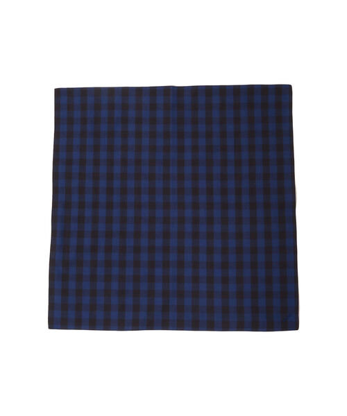 BEAMS(ビームス)の「BEAMS / バッファローチェック ハンカチーフ(ハンカチ/ハンドタオル・メンズ・グレー/ブルー/レッド・ONE SIZE)」の3枚目の写真