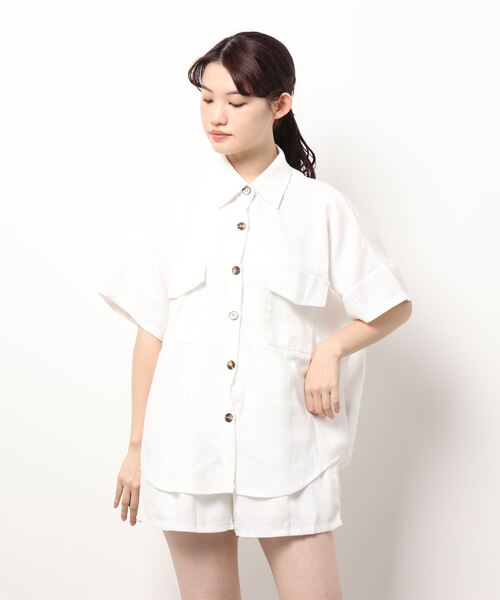 MAISON DE THERESE(メゾン ド テレーズ)の「セットアップ(セットアップ・レディース・ホワイト/ブラック/アイボリー・M/L/XL)」の3枚目の写真
