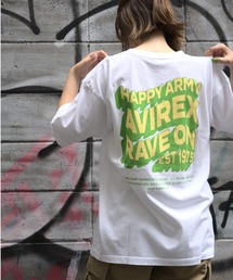 AVIREX | 【WEB限定】ハッピーアーミーティーシャツ/ HAPPY ARMY T-SHIRT(Tシャツ/カットソー)