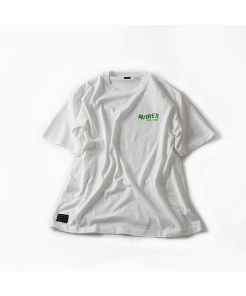 AVIREX(アヴィレックス)の「【WEB限定】ハッピーアーミーティーシャツ/ HAPPY ARMY T-SHIRT(Tシャツ/カットソー・レディース・ホワイト・MEDIUM/LARGE/X-LARGE)」の5枚目の写真