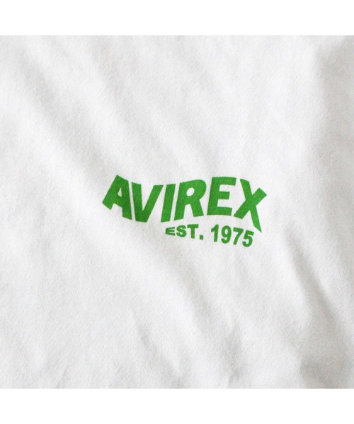AVIREX(アヴィレックス)の「【WEB限定】ハッピーアーミーティーシャツ/ HAPPY ARMY T-SHIRT(Tシャツ/カットソー・レディース・ホワイト・MEDIUM/LARGE/X-LARGE)」の7枚目の写真
