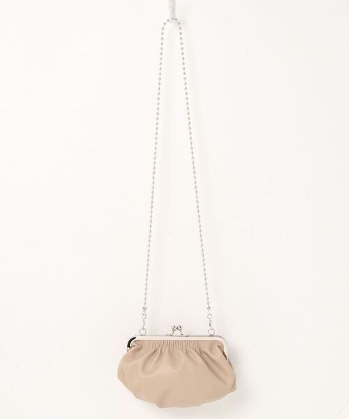 RETRO GIRL（レトロガール）の「ガマグチギャザーショルダー（ショルダーバッグ・レディース・ベージュ/シルバー/ブラック/ゴールド・FREE）」の13枚目の写真