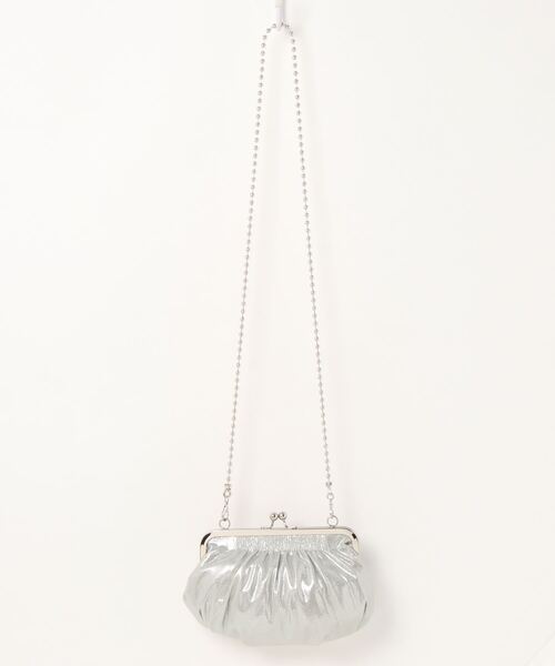 RETRO GIRL（レトロガール）の「ガマグチギャザーショルダー（ショルダーバッグ・レディース・ベージュ/シルバー/ブラック/ゴールド・FREE）」の5枚目の写真