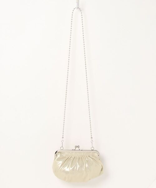 RETRO GIRL（レトロガール）の「ガマグチギャザーショルダー（ショルダーバッグ・レディース・ベージュ/シルバー/ブラック/ゴールド・FREE）」の7枚目の写真