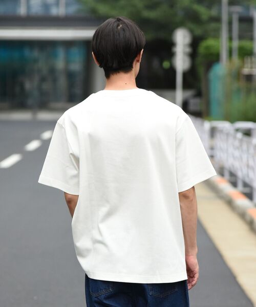 SHIPS（シップス）の「SHIPS: ライト ミラノリブ クルーネック プルオーバー Tシャツ（Tシャツ/カットソー・メンズ・ホワイト/ブラック/ライトグリーン/ホワイト系その他/ダークブルー・SMALL/MEDIUM/LARGE/X-LARGE）」の17枚目の写真