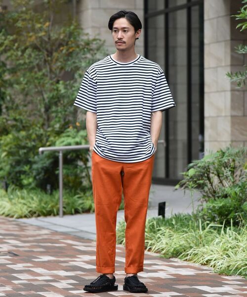 SHIPS（シップス）の「SHIPS: ライト ミラノリブ クルーネック プルオーバー Tシャツ（Tシャツ/カットソー・メンズ・ホワイト/ブラック/ライトグリーン/ホワイト系その他/ダークブルー・SMALL/MEDIUM/LARGE/X-LARGE）」の13枚目の写真