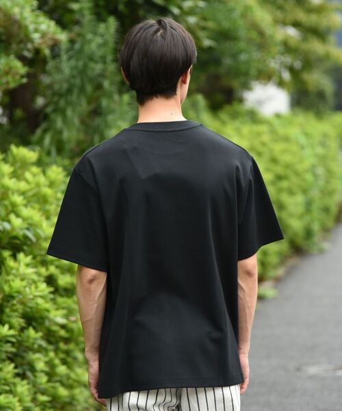 SHIPS（シップス）の「SHIPS: ライト ミラノリブ クルーネック プルオーバー Tシャツ（Tシャツ/カットソー・メンズ・ホワイト/ブラック/ライトグリーン/ホワイト系その他/ダークブルー・SMALL/MEDIUM/LARGE/X-LARGE）」の18枚目の写真