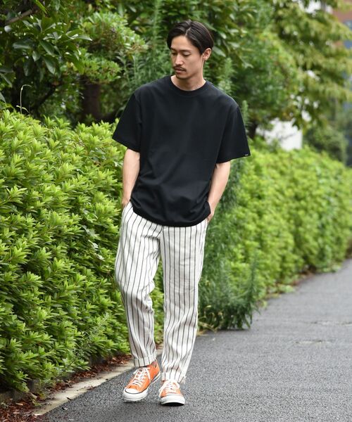 SHIPS（シップス）の「SHIPS: ライト ミラノリブ クルーネック プルオーバー Tシャツ（Tシャツ/カットソー・メンズ・ホワイト/ブラック/ライトグリーン/ホワイト系その他/ダークブルー・SMALL/MEDIUM/LARGE/X-LARGE）」の16枚目の写真