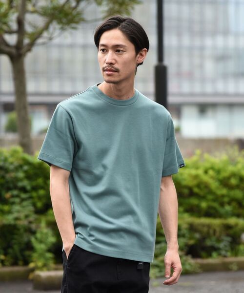 SHIPS（シップス）の「SHIPS: ライト ミラノリブ クルーネック プルオーバー Tシャツ（Tシャツ/カットソー・メンズ・ホワイト/ブラック/ライトグリーン/ホワイト系その他/ダークブルー・SMALL/MEDIUM/LARGE/X-LARGE）」の20枚目の写真