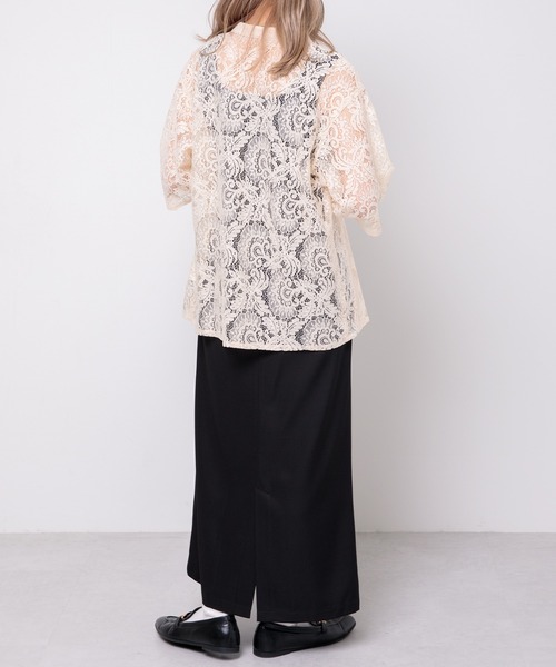 Adoon plain(アドーンプレーン)の「【新色追加!】【神シルエット!】ナロータイトスカート(スカート・レディース・ブラック/オレンジ/グリーン/ダークブルー/バイオレット・SMALL/MEDIUM/LARGE)」の12枚目の写真